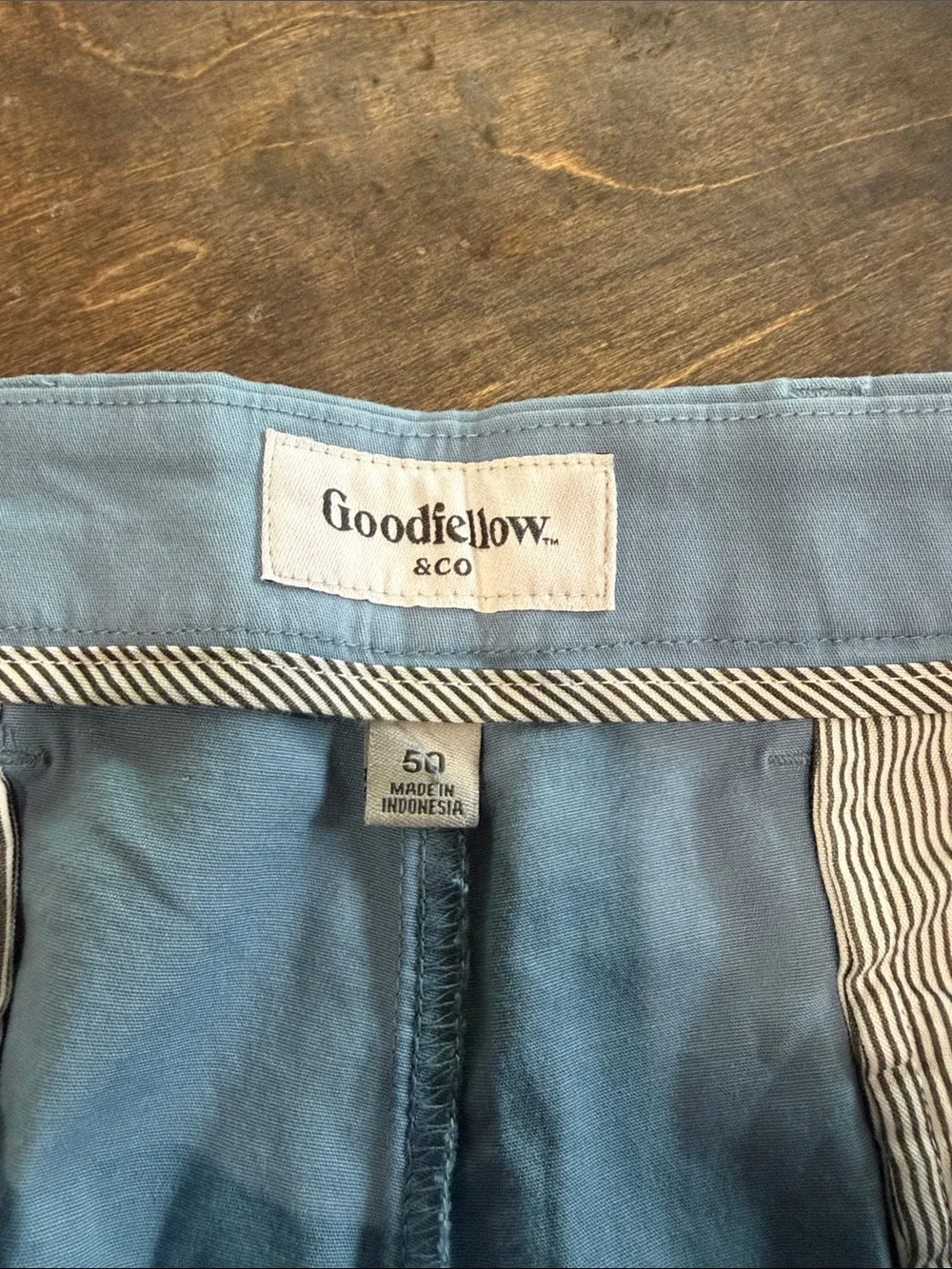 Light Blue Classic Cotton Shorts